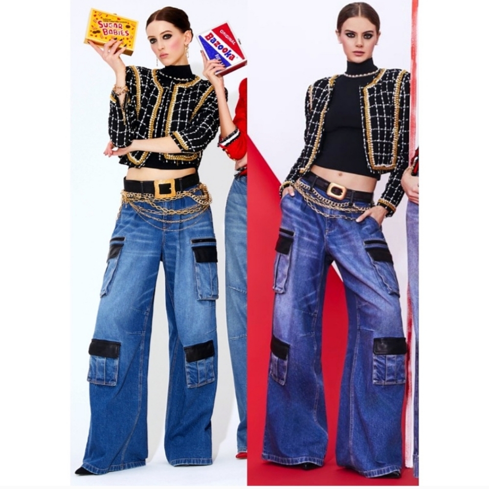 ALICE + OLIVIA Cargo Jeans - Picture 12 of 14